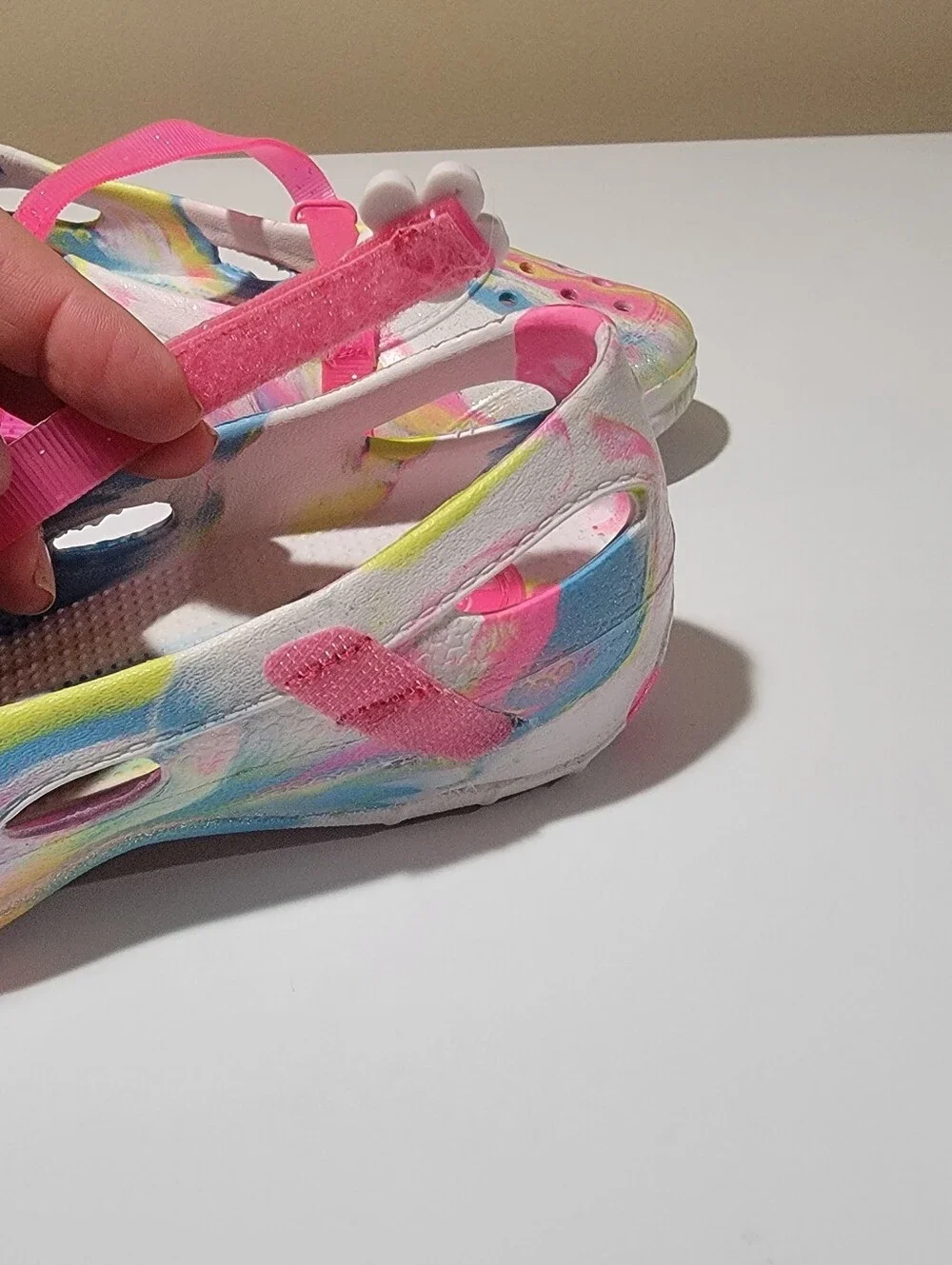 Place Girl's Mary Jane Clog Multicolor Slip-on Shoes Size 3